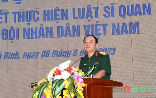 Lữ đoàn 139 tổng kết thực hiện Luật Sĩ quan Quân đội nhân dân Việt Nam